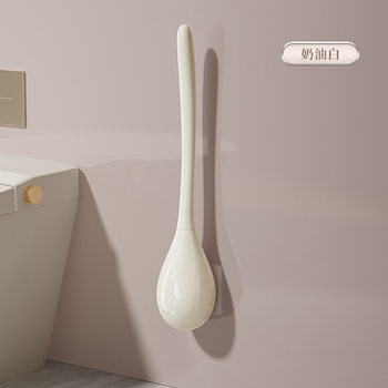 2024 new toilet brush household no dead angle wall-mounted toilet brush bathroom toilet cleaning brush