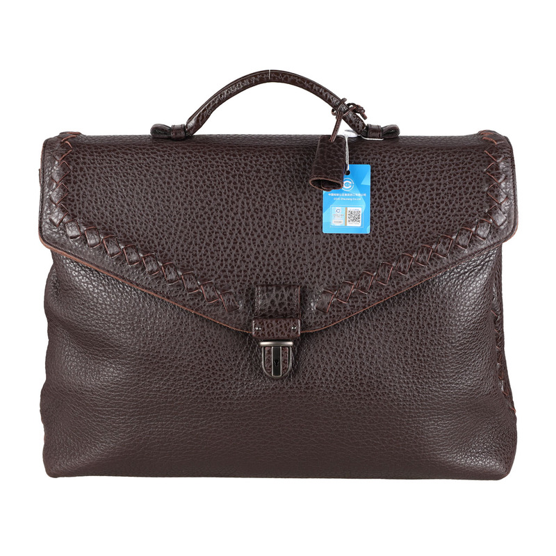 【 80% off Instant Purchase 】[9.5 New Condition] Bottega Veneta Bv Men's Leather Bag Handbag Briefcase Men's Bag