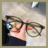 Genuine anti-radiation light glasses for women, ultra-light, round, large-frame, plain net red and blue, can be equipped with near-prescription Korean glasses