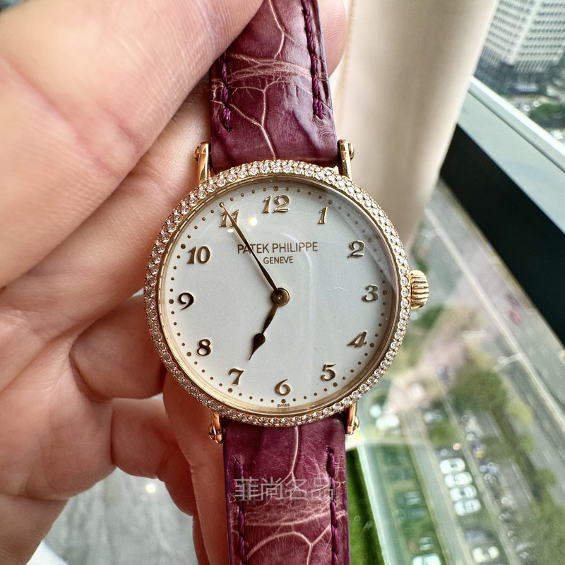 The Official Price Is 359,600, 98% New Patek Philippe Classic Watch 18K Rose Gold Automatic Mechanical Women's Watch 7200
