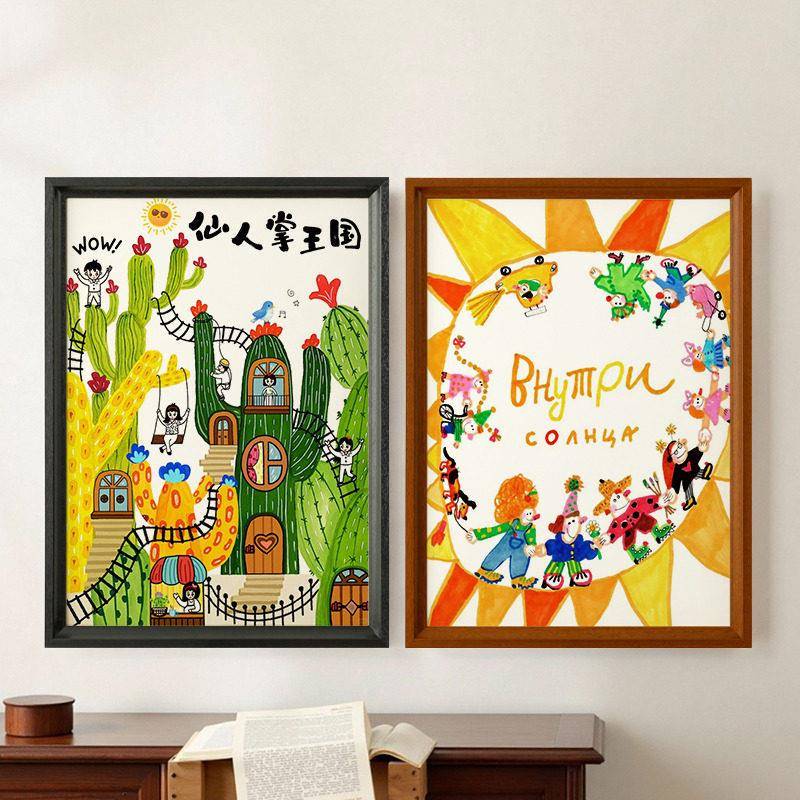 Picture Frame for Mounting Children's A4 Drawing Storage Display Frame, Wall-Mounted Photo Frame, Empty Frame for 4K/8K Oil Paintings, A3 Artwork Special Use Picture Frame for Mounting Children's A4 Drawing Storage Display Frame, Wall-Mounted Photo Frame, Empty Frame for 4K/8K Oil Paintings, A3 Artwork Special Use