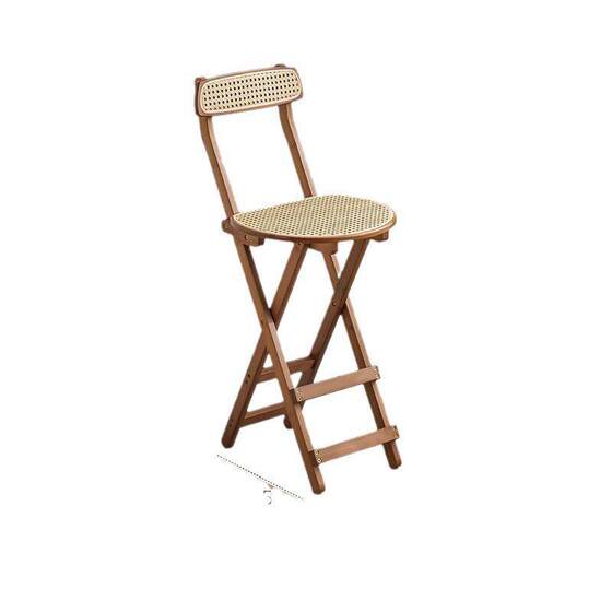 Foldable Chair Cover, Footstool, Cafe Cashier Counter, Bar Counter, Chair with Backrest, Portable and Sturdy for Home Use, Suitable for Adults