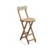 Foldable Chair Cover, Footstool, Cafe Cashier Counter, Bar Counter, Chair with Backrest, Portable and Sturdy for Home Use, Suitable for Adults