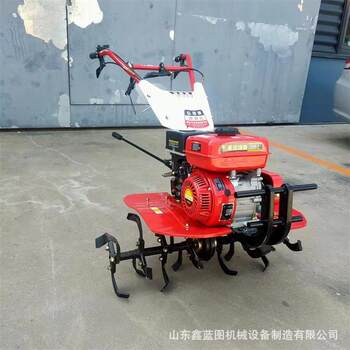 New two-wheel drive micro-tiller manufacturer, diesel gasoline self-propelled rotary tiller, high-horsepower gear-driven plow