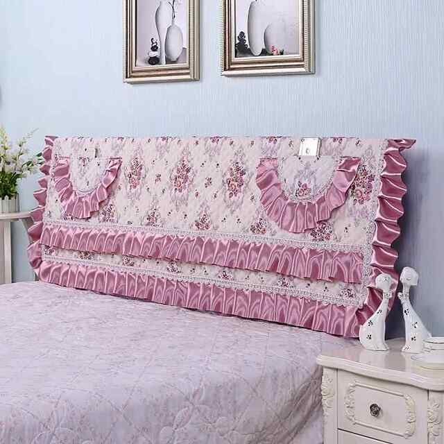 All-Inclusive Bed Headboard Cover, Simple Modern European-Style Solid Wood Leather Fabric Backrest Cover, Protective Cover, Universal Bed Headboard Cover