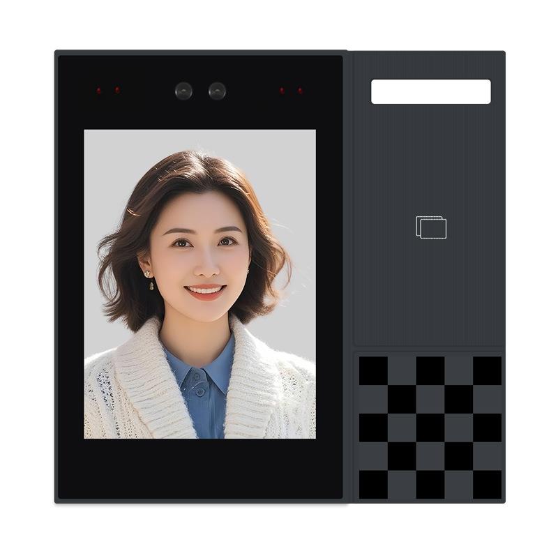 Real face recognition access control and attendance machine card recognition capacitive touch office attendance and attendance machine ZF86C