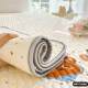 Summer latex mat ice silk mat sheet three-piece set machine washable summer children's dormitory simple style