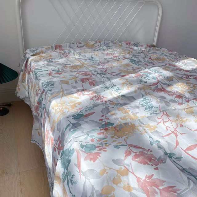 Summer cartoon children's cool ice silk single bed bamboo fiber soft cool mat sheets available in multiple colors 180230
