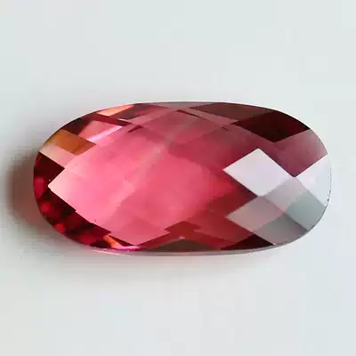 Large 6 15 carats natural fuchsia tourmaline bare stone clean and unique jackfruit facet can be set with pendant rings for men and women