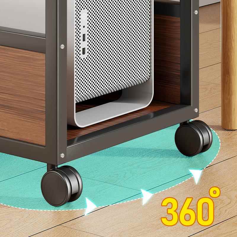 Electric SL host bracket removable chassis rack tray base with home desktop office slide room wheel storage support