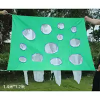 Зеленая бросающая сеть (одно сетевая ткань)