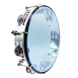 正品排1双0寸色可调铃鼓彩手拍鼓透明鼓面奥尔夫打乐器乐队击演出