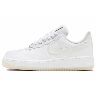 织物皮革 白色 Force 女款 板鞋 低帮 Low Air Nike