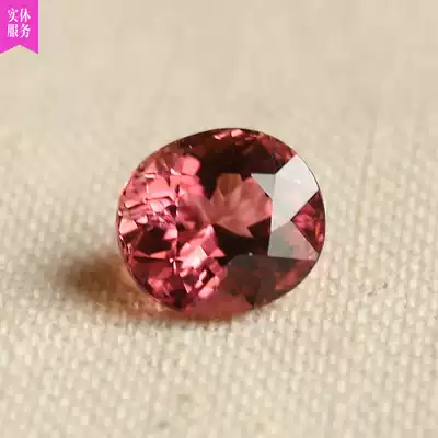 3 4 carat purple tourmaline bare stone pure good fire color crystal thorough can be set with ring pendant