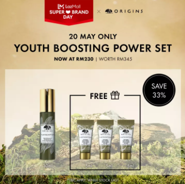 Youth-Boosting Power Set -Origins Plantscription Multi-Powered Youth Serum