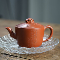 国工吴敏紫砂壶宜兴家藏大红袍禅意壶容量160cc