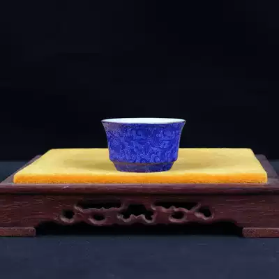 1970-1972 Jingdezhen Jianguo Porcelain Factory hand-painted flower Cup F141