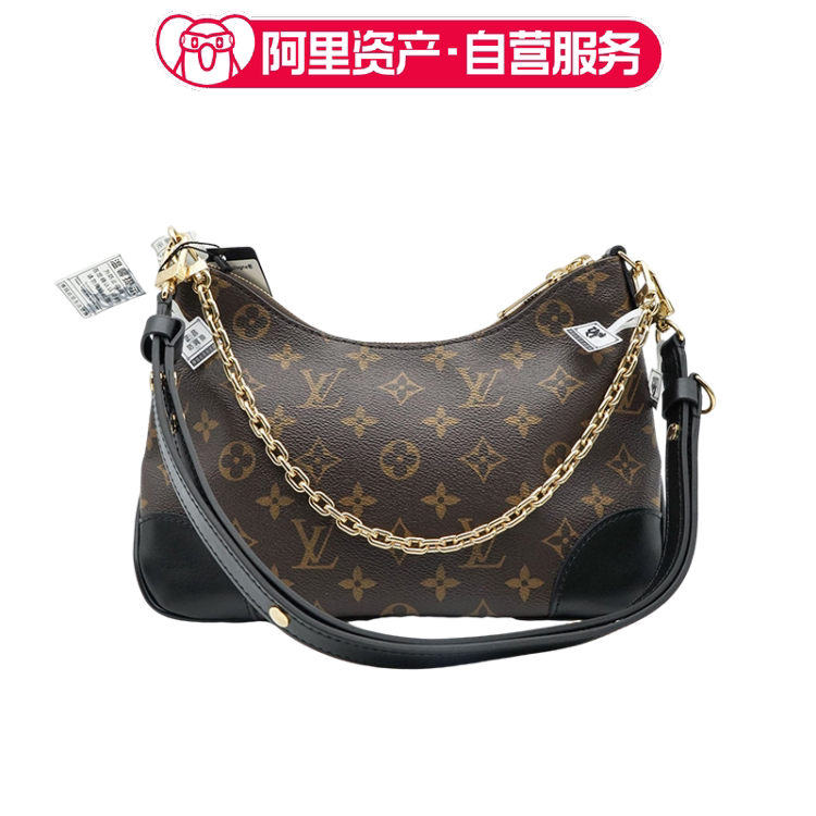 Brand New Lv Louis Vuitton Croissant Bag Black Boulogne Shoulder Crossbody Bag for Women Brand New Lv Louis Vuitton Croissant Bag Black Boulogne Shoulder Crossbody Bag for Women