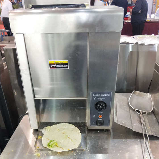 全自动加热垂直型履带式链式烘包机  双层烤面包机汉堡机商用