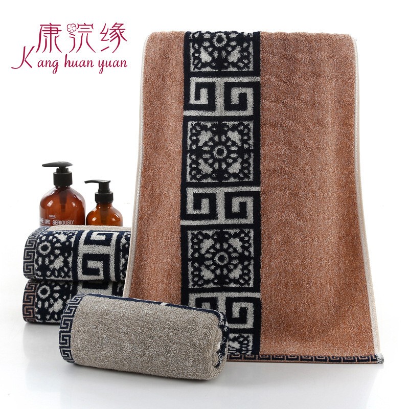Manufacturer Jacquard Towel with Logo Embroidery for Adults and Couples, Large Face Towel, Thickened, Absorbent, Face Wash Towel for Malls and Supermarkets