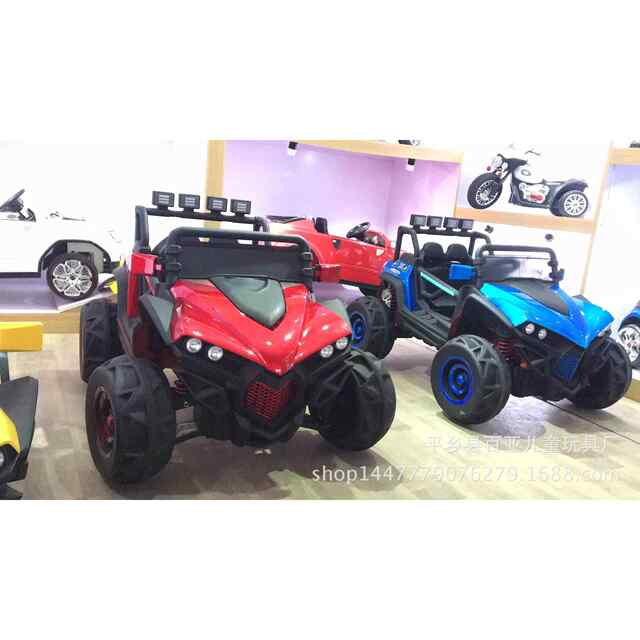 Children's Electric Car, Four-Wheel Remote Control Car, Four-Wheel Drive, Can Seat People, Baby Toy Car for Boys and Girls, Off-Road Vehicle