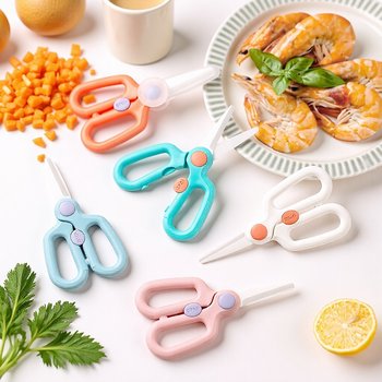Baby Food Scissors Kitchen Children's Food-Grade Ceramic Manufacturer Wholesale Food-Grade Ceramic Knife