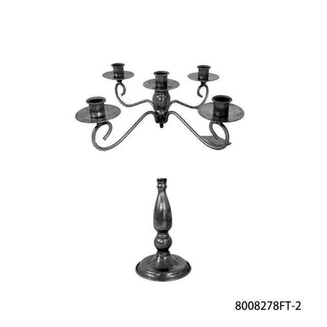 Retro European candlestick ornaments iron art living room dining table home candle holder photography props metal candle cup