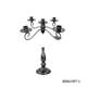 Retro European candlestick ornaments iron art living room dining table home candle holder photography props metal candle cup