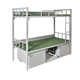 Standard bed single bed dormitory high and low bed steel study table chair iron frame bed upper and lower bunk bed Kunming manufacturer