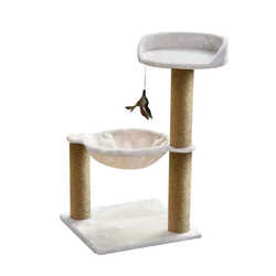 Cat Nest Climbing Rack for Big Cat Summer Cat Nest Hammock for Cat Teasing Integrated Cat Claw Column