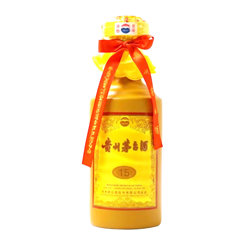 【新品未開封】中国貴州茅台酒　2023年製造　53% Amazon.co.jp: 15年貴州茅台酒 アルコール53度500ml 箱付 中国酒 白酒