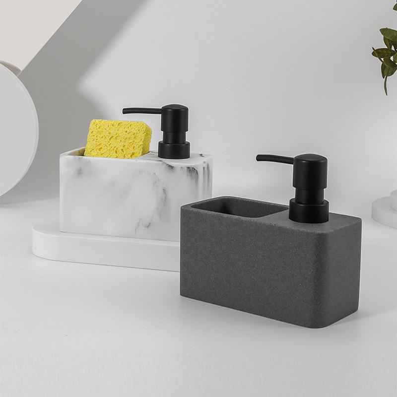 Press-Type Detergent Dispenser Bottle, Liquid Detergent Dispenser for Bathroom Sink, Kitchen Soap Dispenser Press-Type Detergent Dispenser Bottle, Liquid Detergent Dispenser for Bathroom Sink, Kitchen Soap Dispenser