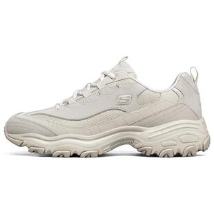 男款 Skechers 斯凯奇D LITES耐磨低帮生活休闲鞋 NAT 米色52675
