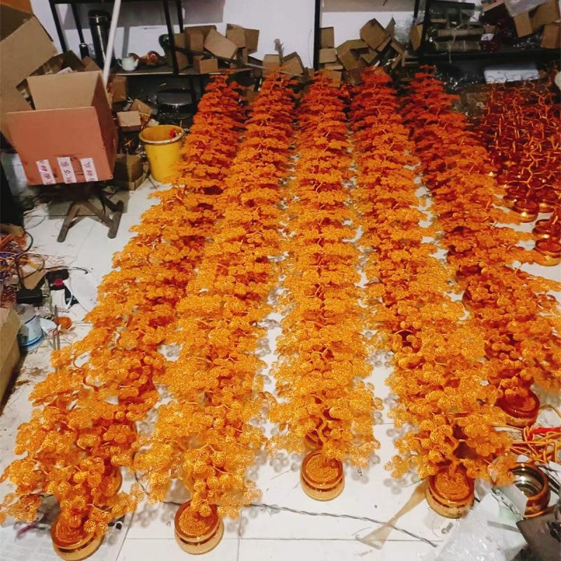 1.4m Traditional Copper Wire and Aluminum Wire Money Tree, Fortune Tree, Pure Handmade Crafts, High-End Opening Ceremony Decorations 1.4m Traditional Copper Wire and Aluminum Wire Money Tree, Fortune Tree, Pure Handmade Crafts, High-End Opening Ceremony Decorations