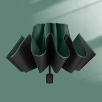 Чернильная зеленая кость [Руководство] Обратный солнечный дождь Двухцелевой зонтик открывает диаметр 96 см.