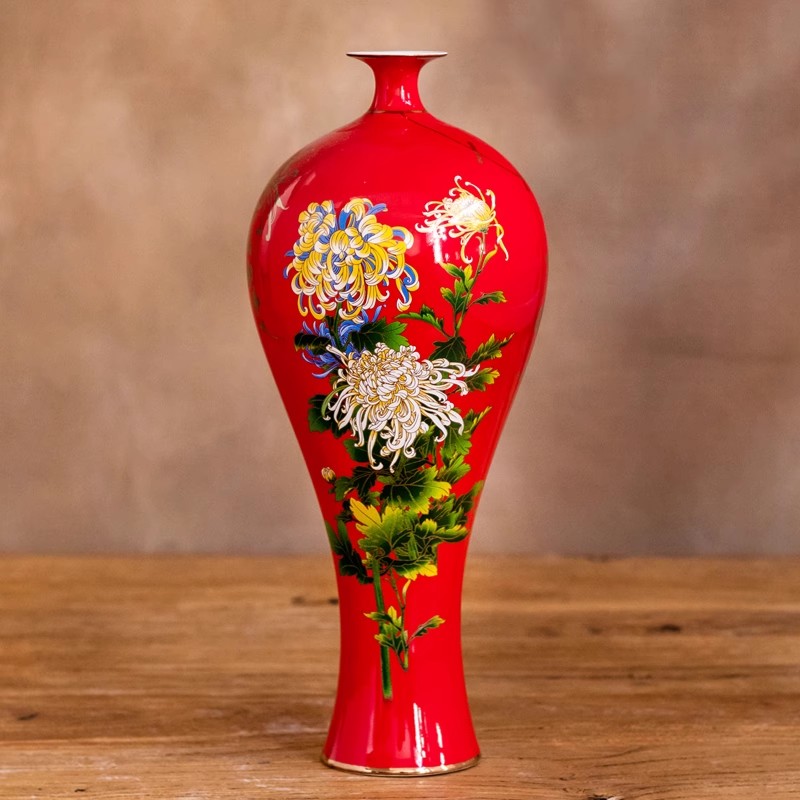 1 Yuan to shoot 2010 Shanghai Expo Gifts Gift Commemorative Porcelain Bottle Flower Arrangement Home Decoration Vase Pendulum gifts-Taobao