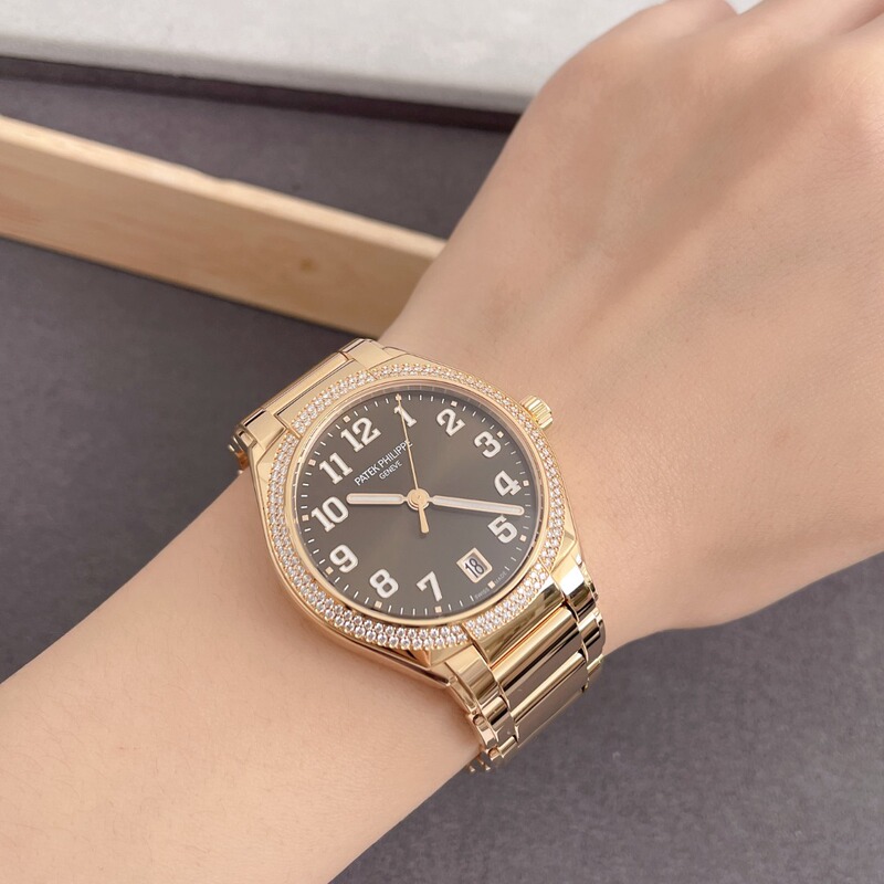 [9.8 New] Patek Philippe Twenty~4 Series 18K Gold Automatic Mechanical Women's Watch 7300/1200R-001