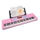61-Key Electronic Keyboard for Children with Microphone and Power Supply, Beginner Electronic Keyboard with Microphone Included