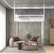 Modern Iron Art Wall-Mounted Bed for Small Apartments, Space-Saving Elevated Bed with Lower Space Clearance, Apartment Hanging Bed, Loft Loft Bed