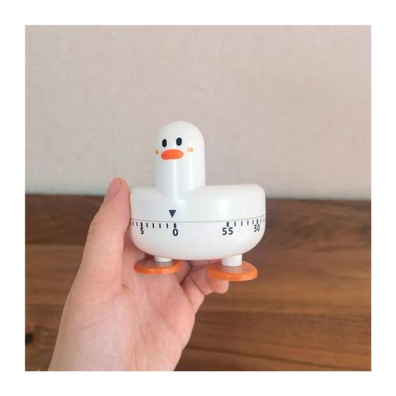 Korean Mechanical Kitchen Timer Student Study Reminder Cute Cartoon Timer Time Manager