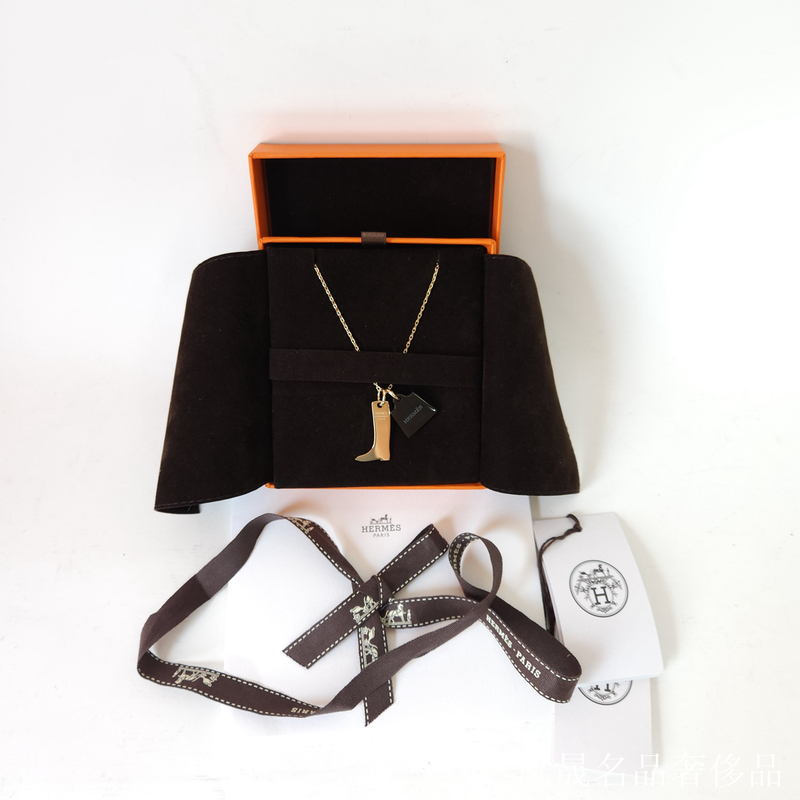 99 New Hermes Hermes Necklace for Women, Horn Boot Design, Rose Gold Color, Fashionable and Unique Style 99 New Hermes Hermes Necklace for Women, Horn Boot Design, Rose Gold Color, Fashionable and Unique Style