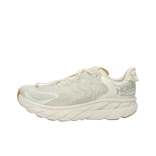 Satisfy x HOKA ONE ONE Clifton LS约低帮跑步鞋男女同款米色