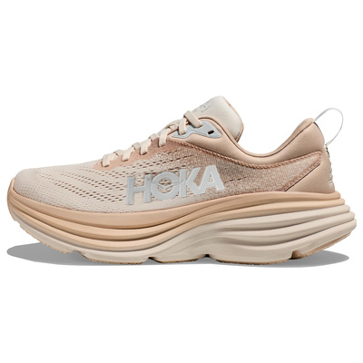 HOKA ONE ONE Bondi 8 百搭舒适 织物合成革支撑平衡 低帮跑步鞋