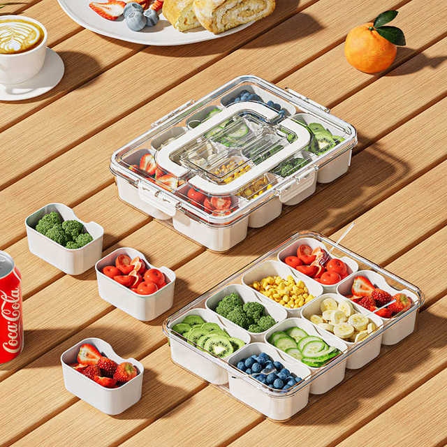 Fresh preservation bento fruit camping storage box mobile outdoor refrigerator lunch box wild portable portable box food out