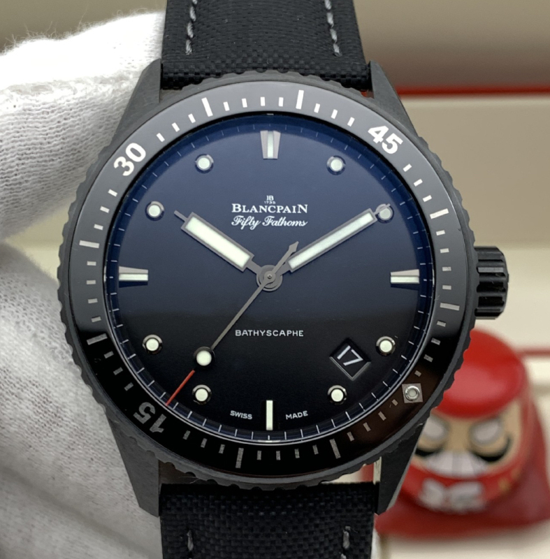 98% New Full Set 43.6mm Blancpain Fifty Fathoms Series 5000-0130-B52Aa Automatic Mechanical Men's Watch Genuine Product