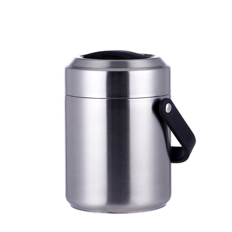 Anti-Spill 304 Vacuum Insulated Lunch Box, Large Capacity 3-Layer Bento Box, Insulated Container for Adults and Students