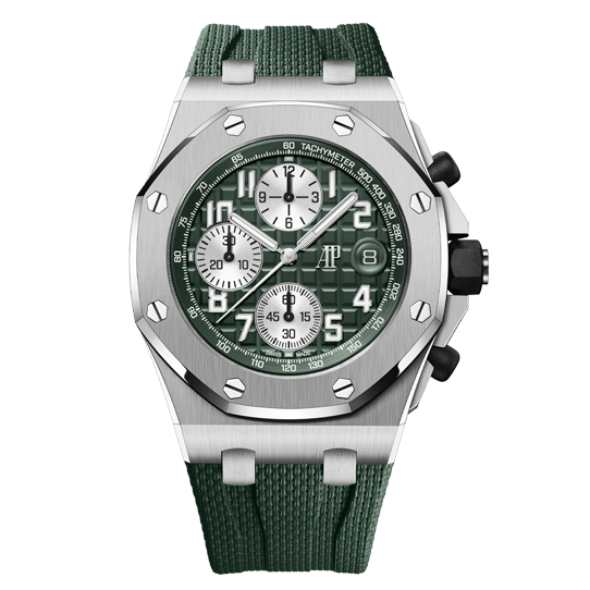 Full Set [9.8 New] Audemars Piguet Royal Oak Offshore Titanium Automatic Mechanical Watch Men's Watch 26238Ti