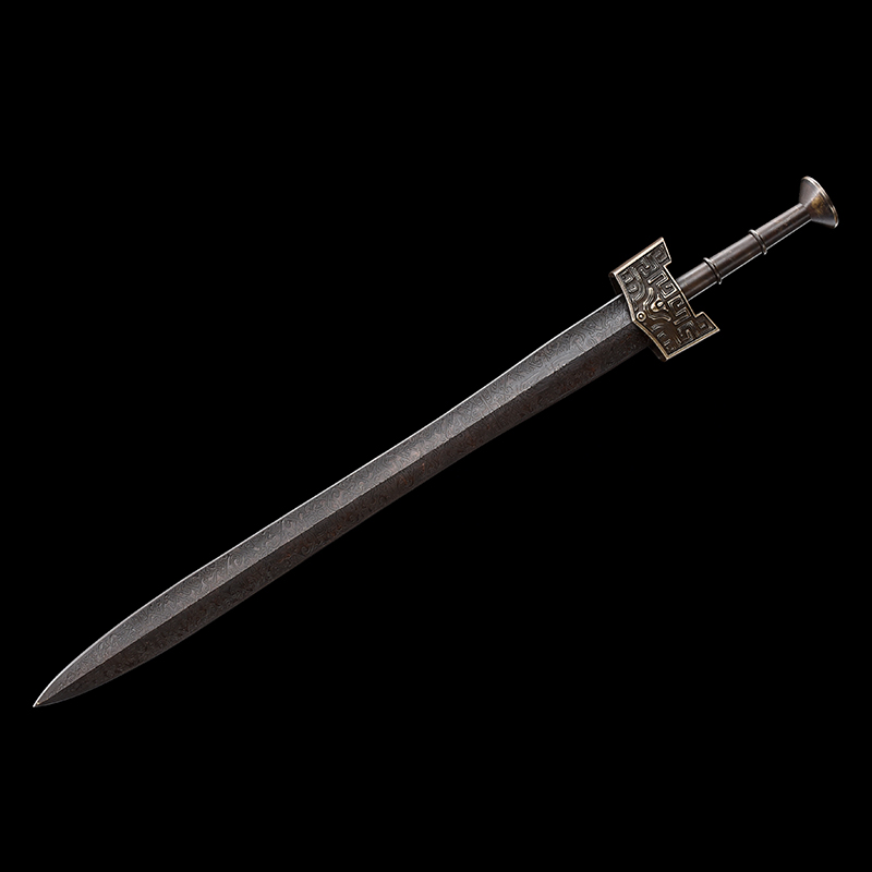 Bronze Sword 2 Zhejiang Province of Arts and Crafts Province Master Kyi Saong Unbladed long sword Antiquitous Sword Antiquity