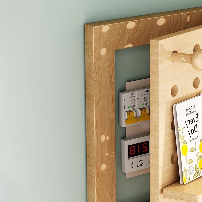Hole board meter box finishing rack without punching, strong electric distribution box, electric switch, weak electric box blocking, creative storage