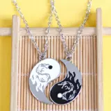 Ретро ожерелье ручной работы для влюбленных подходит для мужчин и женщин, плетеный браслет, подарок на день рождения